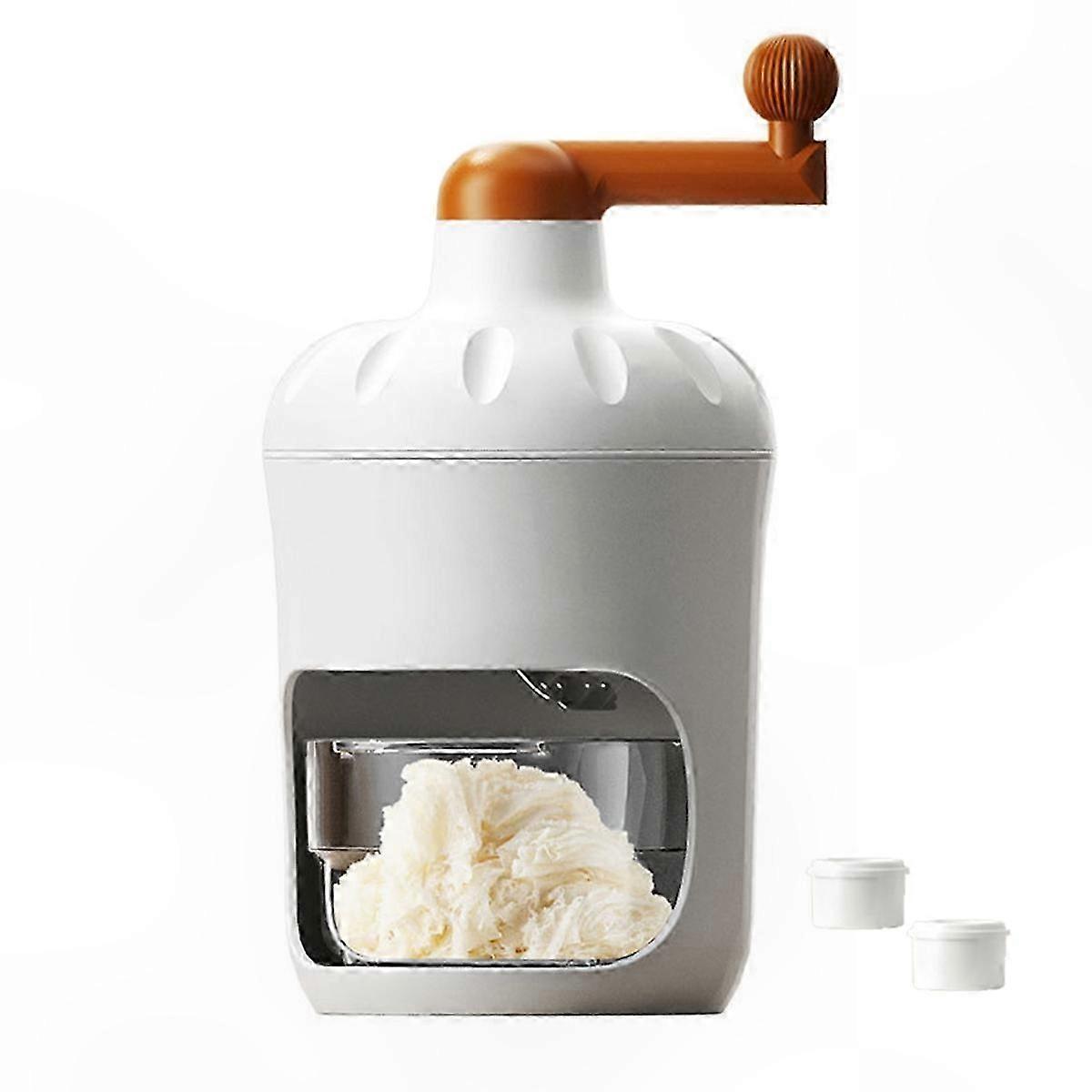 Manual Ice Maker for Home Use Hand Crank Ice Crusher for Summer Smoothies