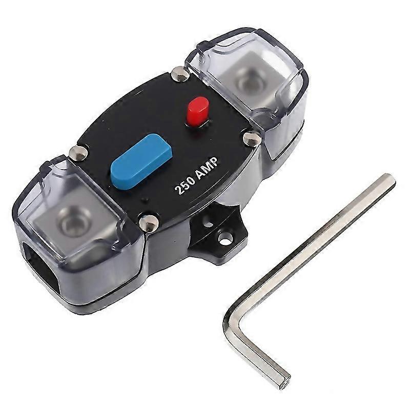 For 250a 1248 Volt Dc Self Recovery Circuit Breaker With Manual Reset Button For Automotive Rv Marin