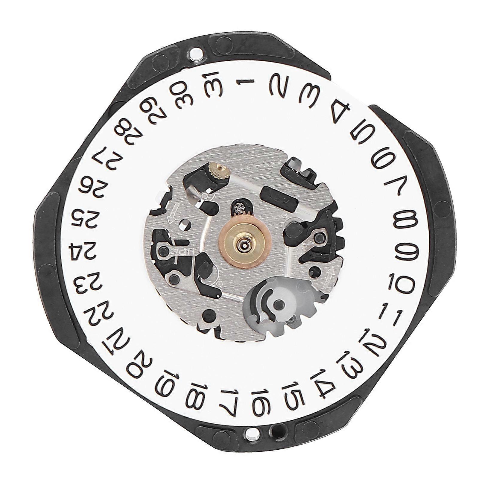 VX32 Quartz Watch Movement with White Date Display Replacement