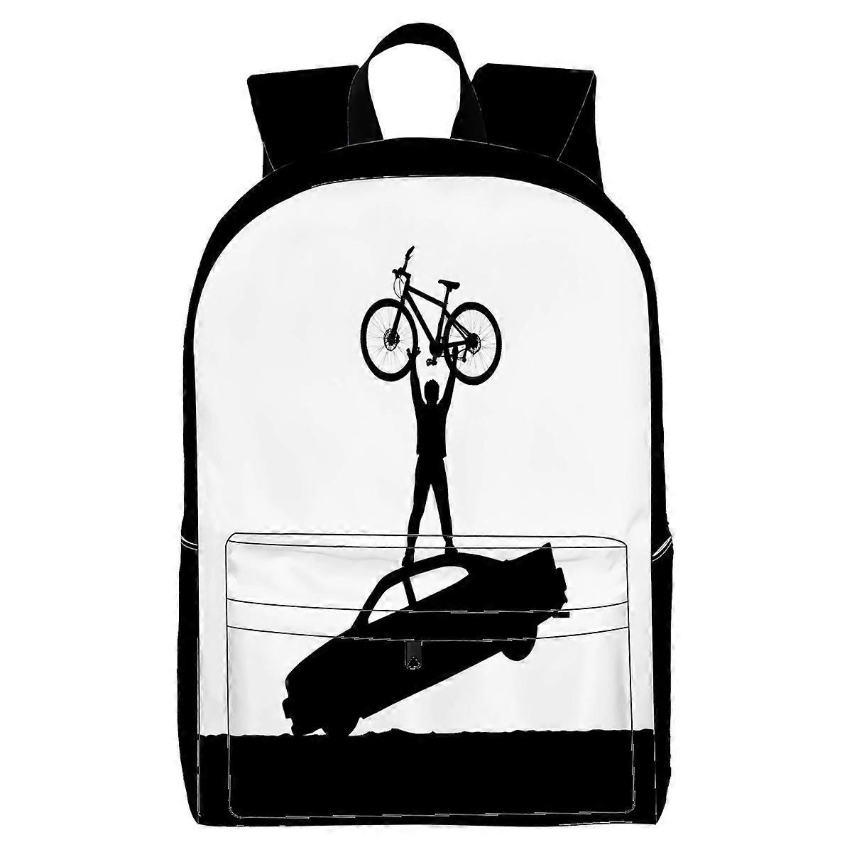 Travel Laptop Backpack, Fits 15.6 Inch Notebook, Durable Daypack with Multiple Compartments for Students Business Work U1844