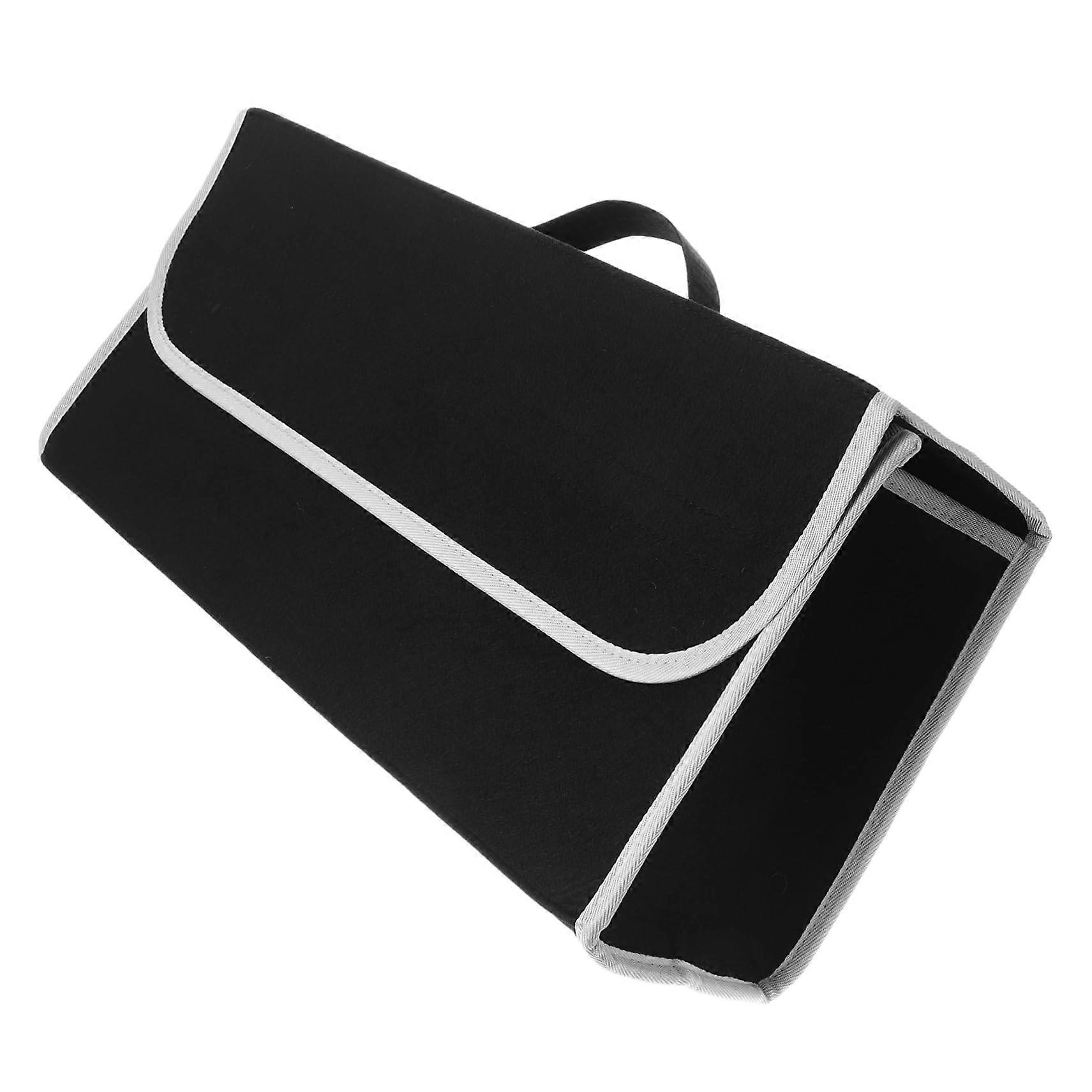 Car Boot Organizer Large Felt Storage Bag For Car SUV Van Trunk Organizer Car Trunk Storage