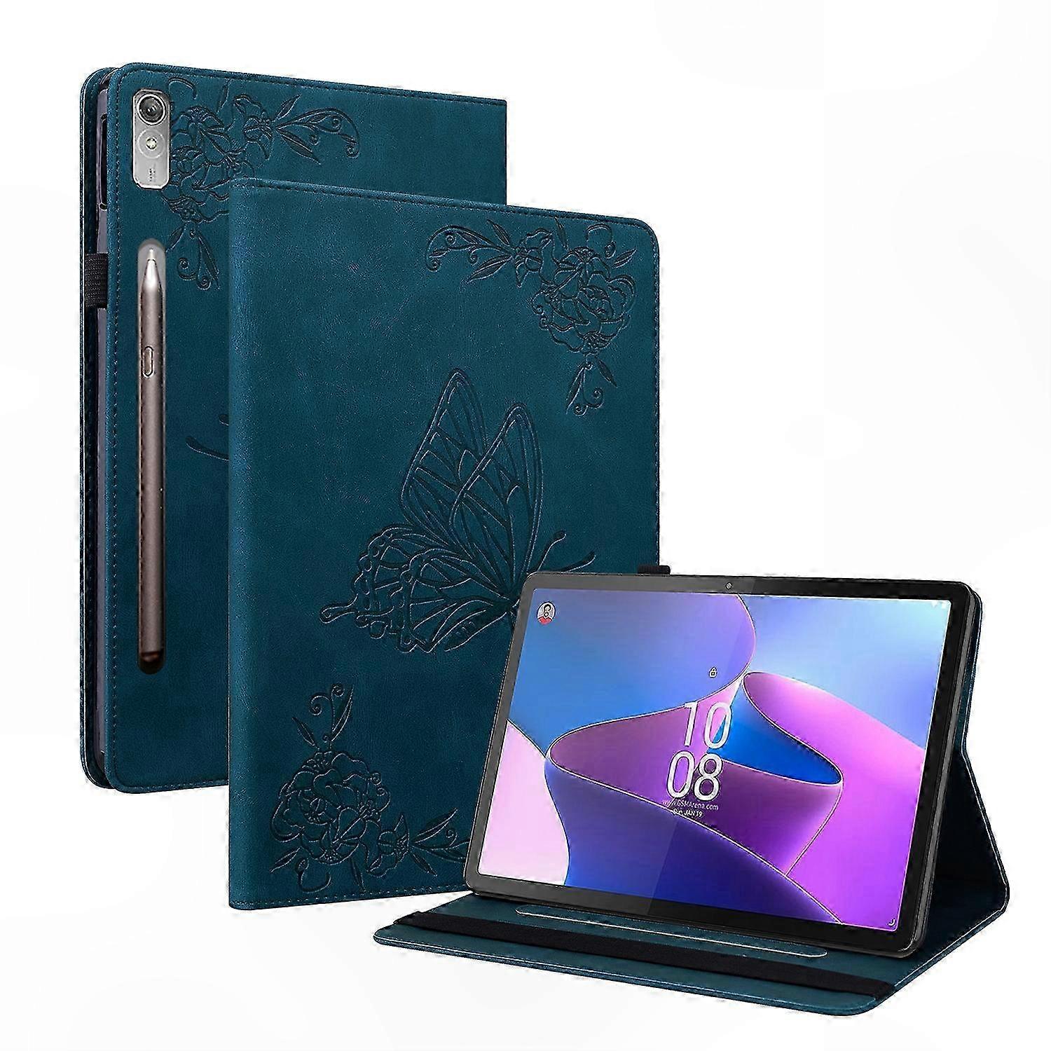 Universal Leather Case for 12-Inch Tablets with Protective Closure and Precise Cutouts