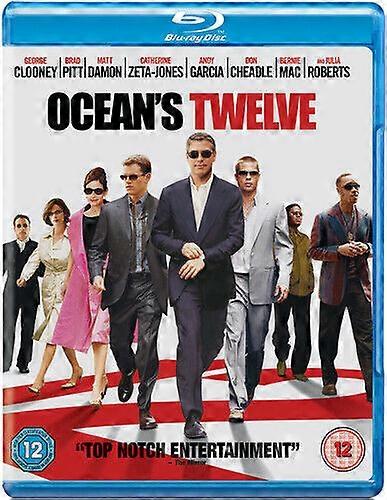 Oceans Twelve Blu-ray (2007) Brad Pitt Soderbergh (DIR) cert 12 Region 2