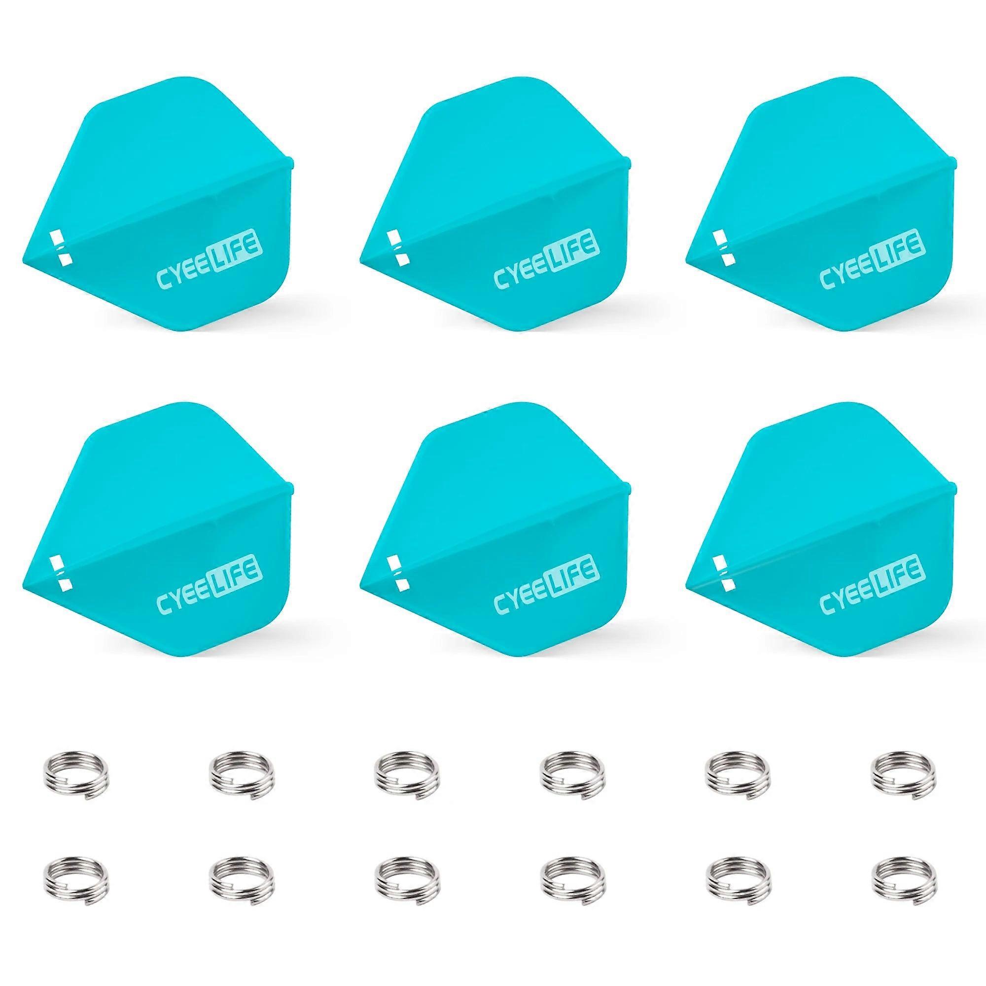 Standard Dart Flights & Springs Set - 12pcs Durable Anti-fall Accessories