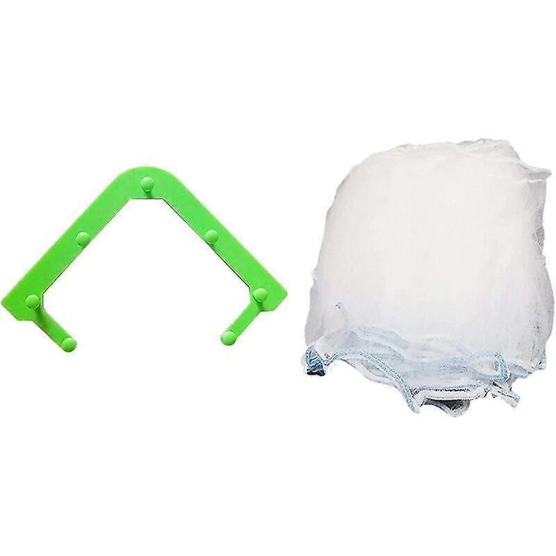 Sink Filter - Triangle Tri-Holder Filter with 100PCS Disposable Net, Sink Storage Holder