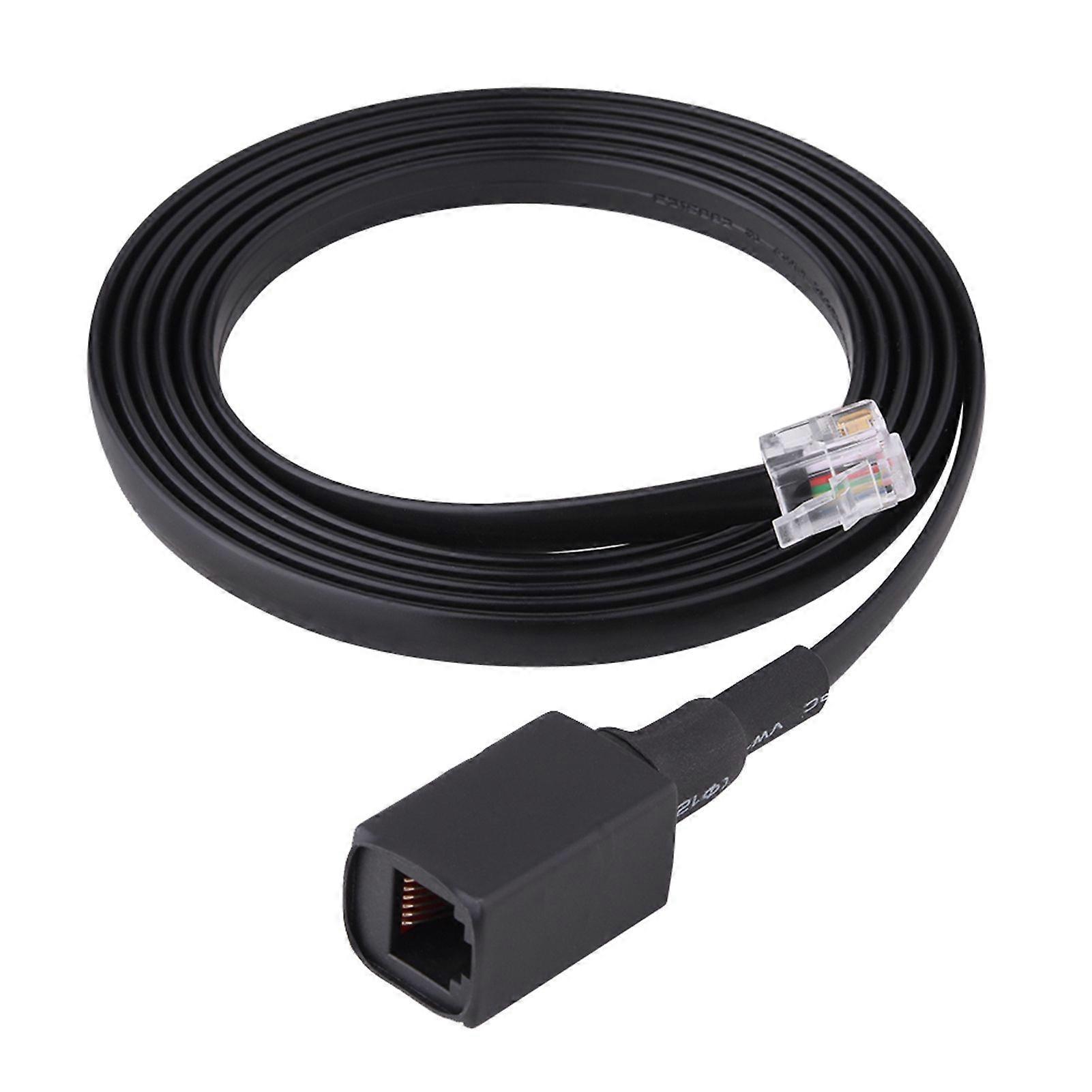 1.5M 6-Pin Removable Separation Handheld Mic Extension Cable Cord for Yaesu Radio Walkie Talkie