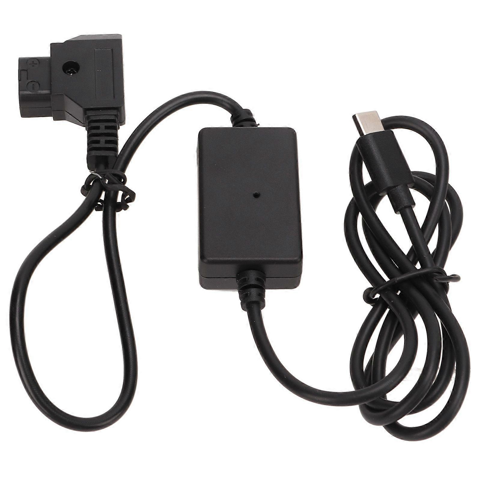 D Tap Male to Regulated 5V USB Type C Output Power Cable for Mobile Phone Monitor Camera Fill Light