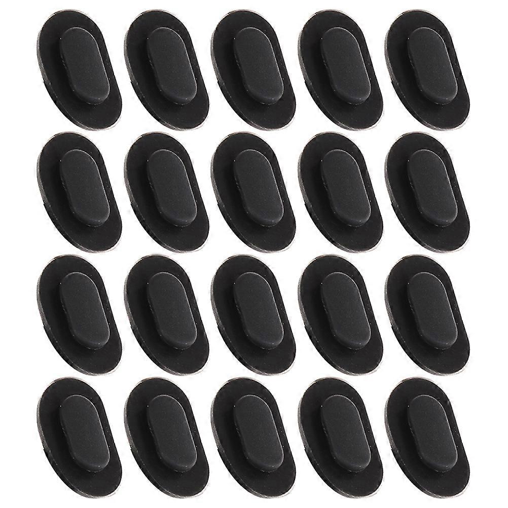 Black Eyeglass Nose Pads Anti-Slip Cushion Set for Glasses Comfortable Fit 40Pcs for Long-term Wearing