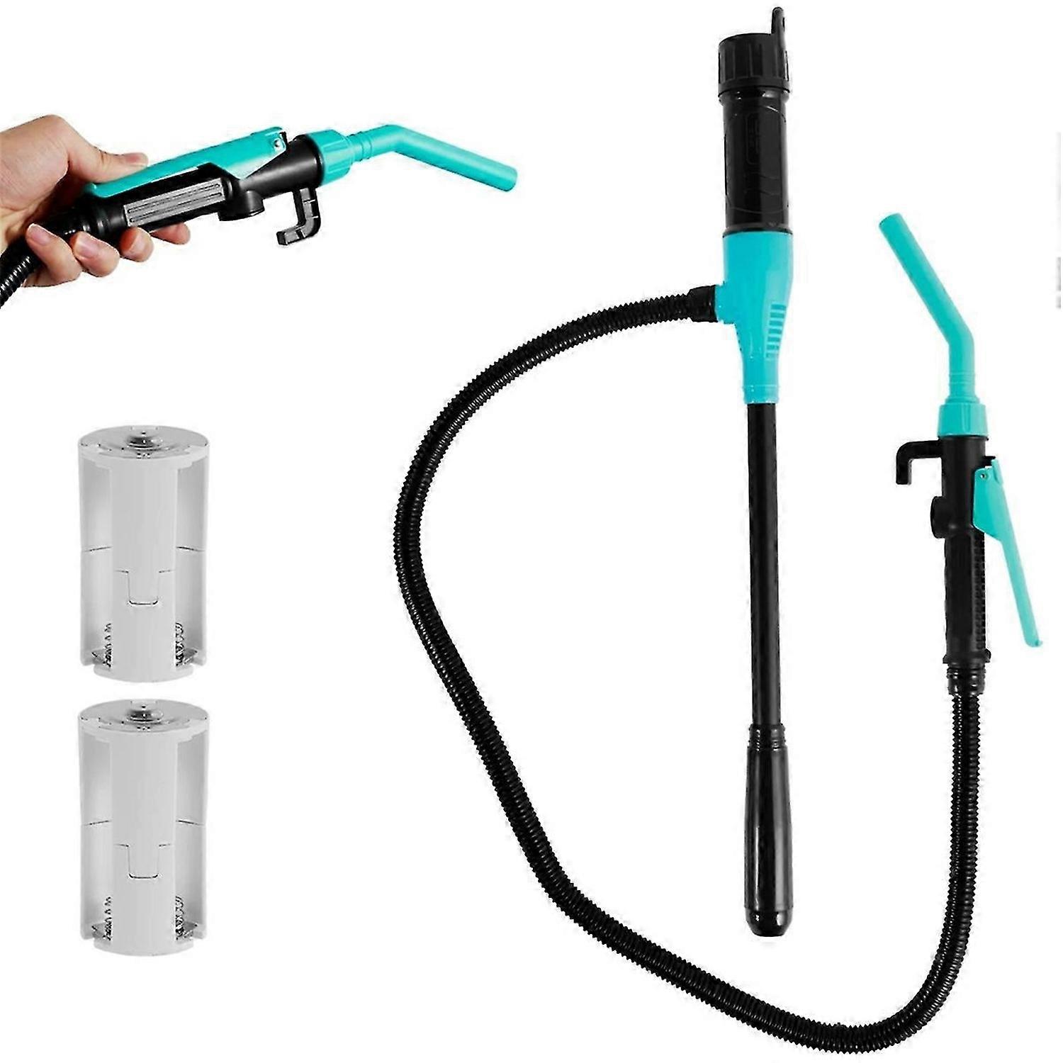 Liquid Transfer Pump Transfer Pump with Flow Control Nozzle Blue