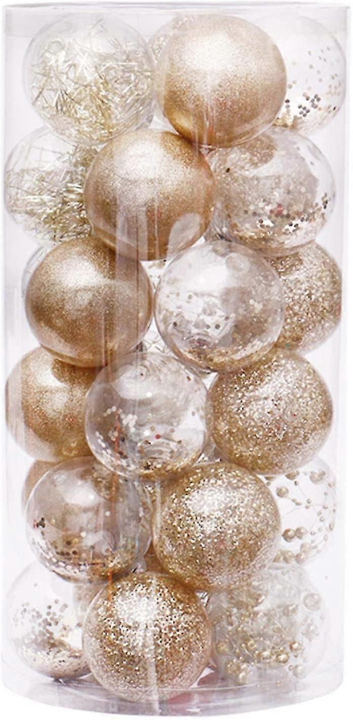 Set of 30 Decorative Hanging 6cm Balls for Holidays,Parties,Weddings,Ideal for Decorating Christmas