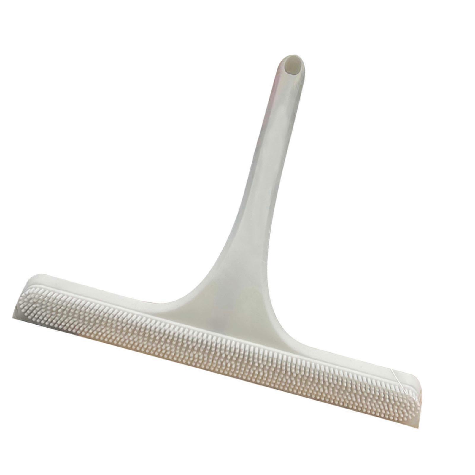 Glass Wiper Squeegee 28cm Silicone Non-Slip Handle White