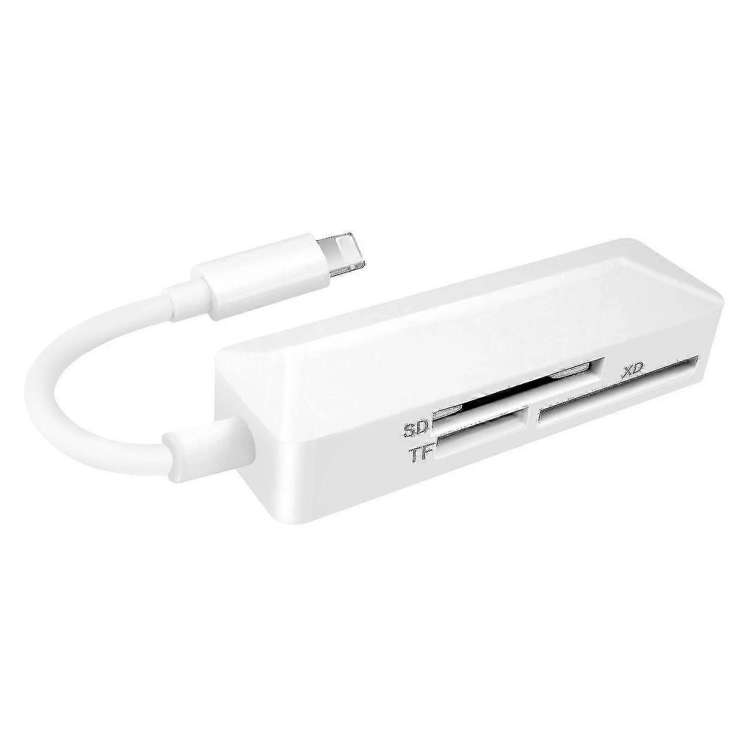 قارئ بطاقة Ios8pin Tfsd Xd 3 في 1 قارئ بطاقة للكمبيوتر المحمول اللوحي