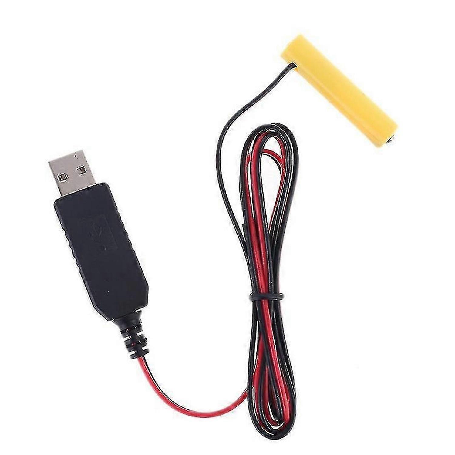 LR03 AAA Battery Eliminator USB Power Supply Cable 1.5V 3V 4.5V 6V Battery