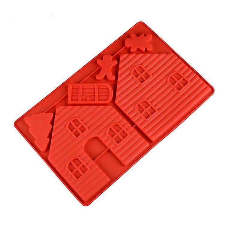 Christmas house set mold