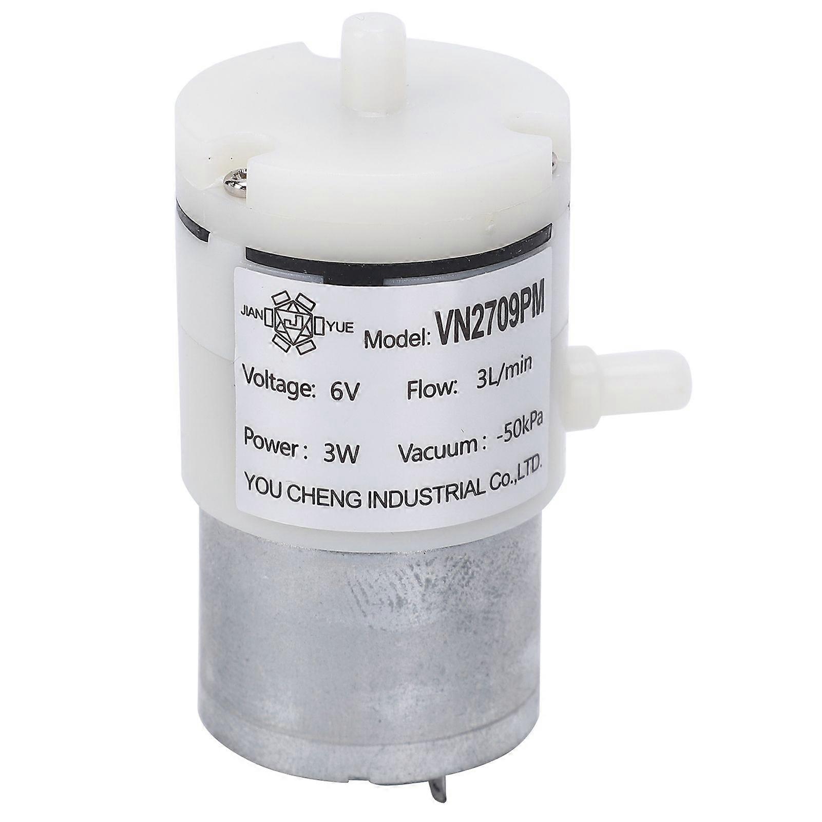 3Pcs DC 6V Diaphragm Pump 3L/min Micro Noiseless Vacuum Pumping Machine