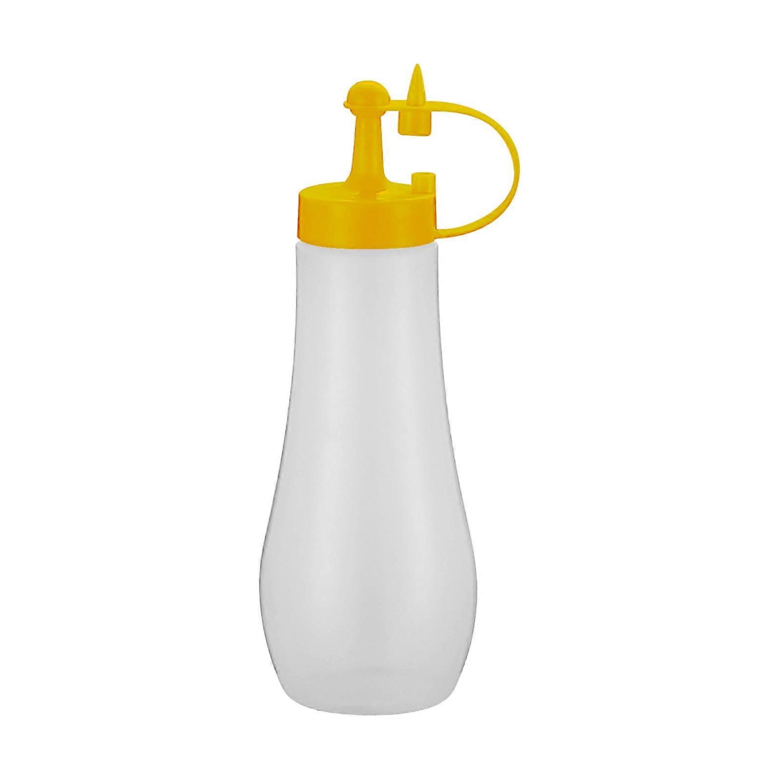 ZJDOAK Plastic Condiment Squeeze Bottles, Leak-Proof Empty Squirt Bottle with Cap - BPA Free, Compatible with Ketchup, Mustard, Syrup, Sauces,
