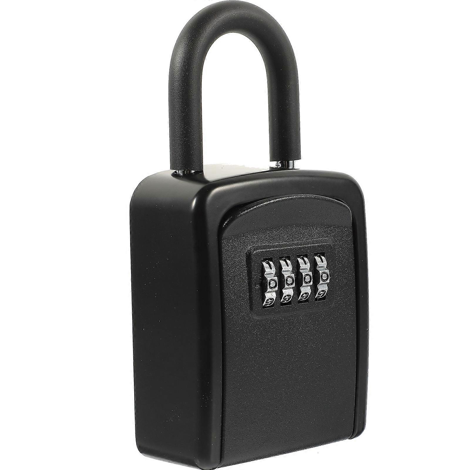 Portable Lock Box Security Lock Box with Resettable Code Storage