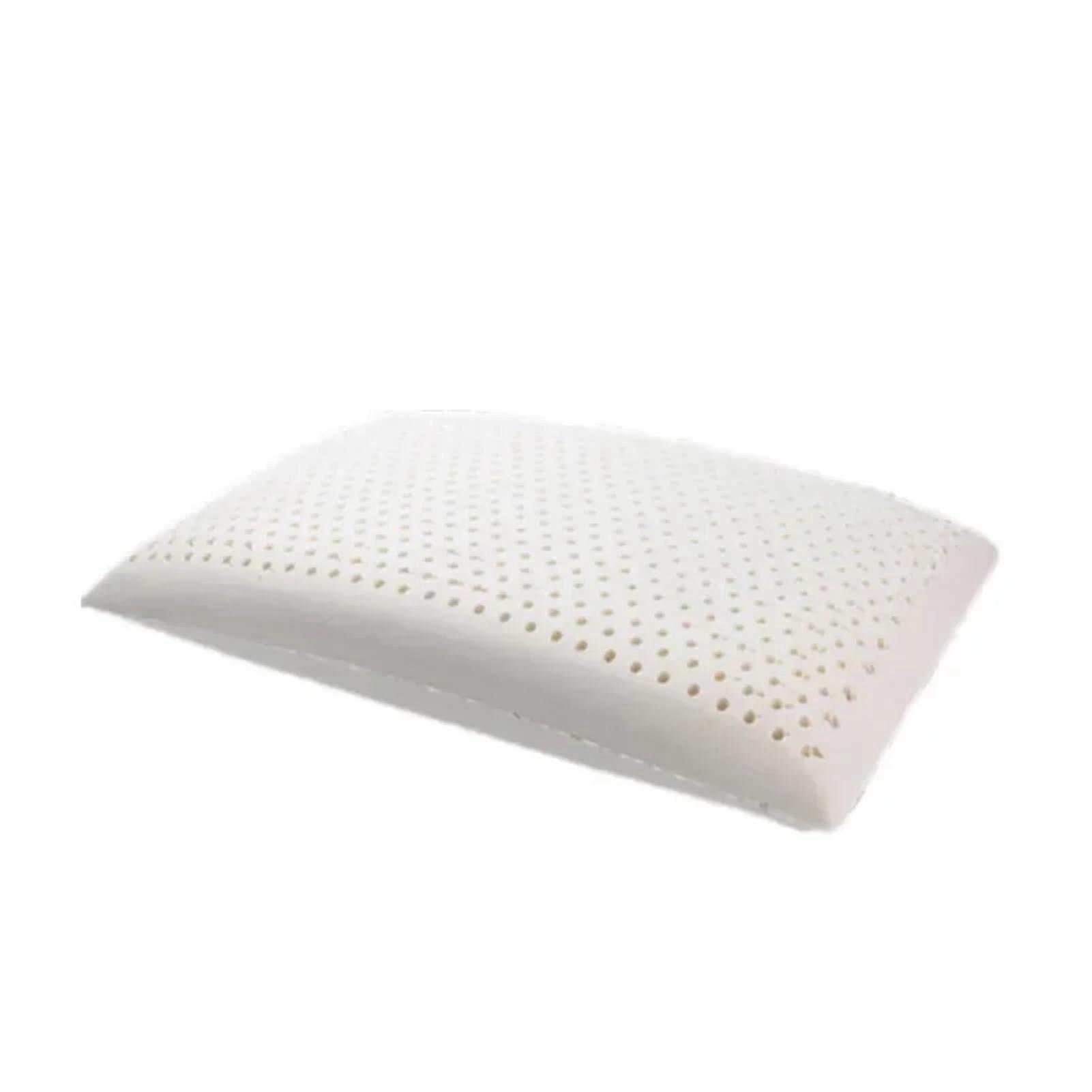 Latex Pillow Cervical Support Pillow For SinglePerson Use 60x40 cm LowHeight Orthopedic OffWhite
