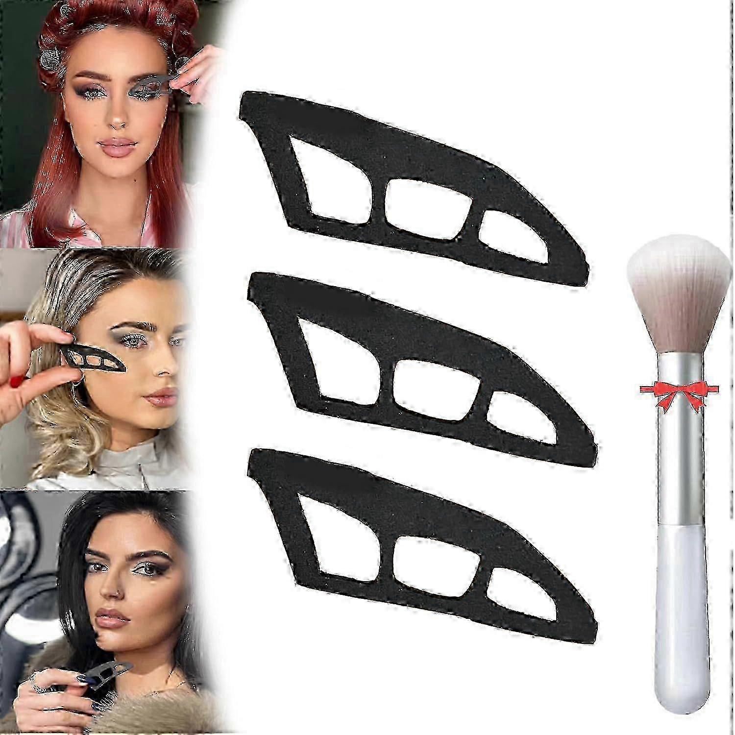 Professional & Quick Eye Makeup Assistant with Reusable Eyeshadow Stencils for Women Beginners - Model fg2025031