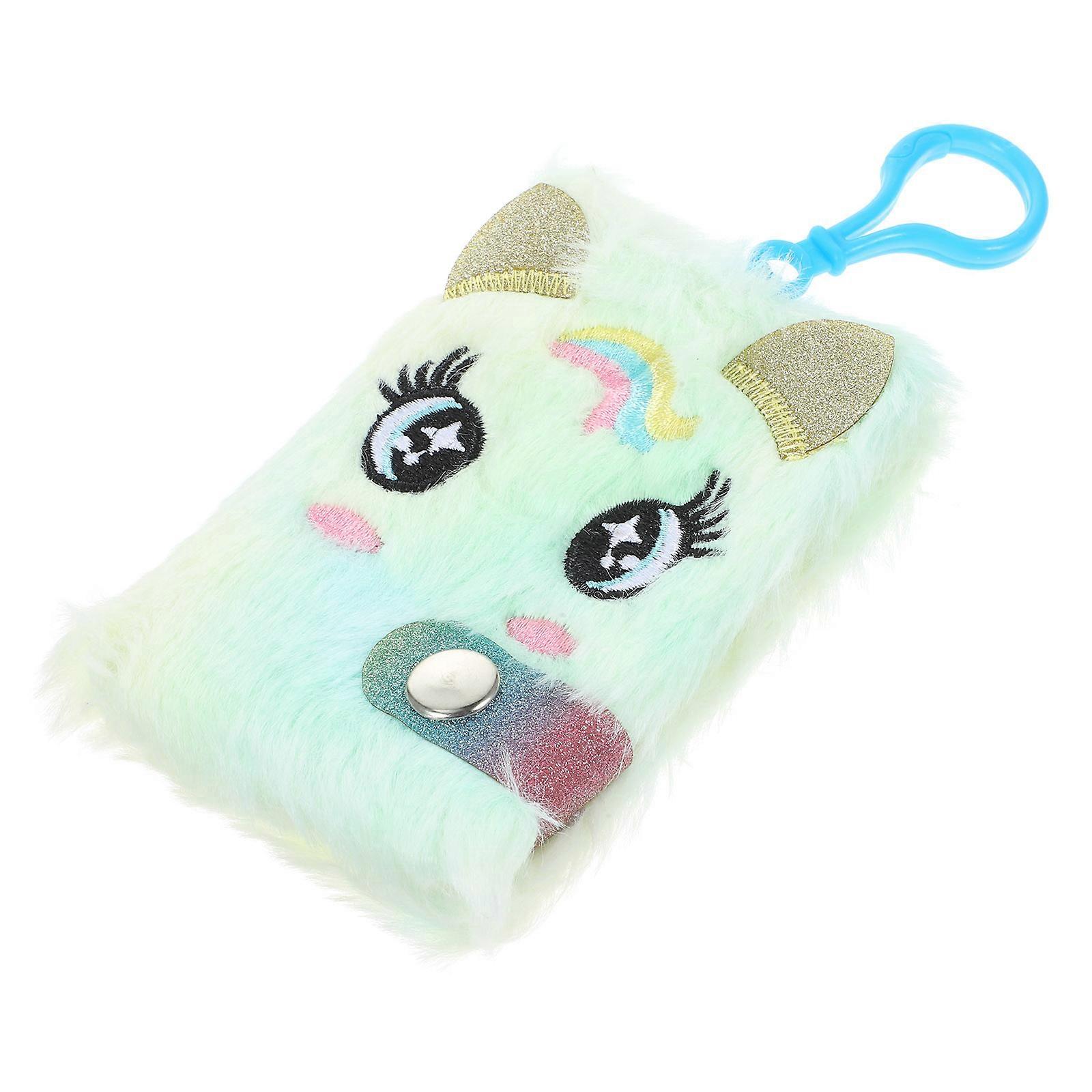 Diary School Hanging Notebook for Daily Use with Fluffy Cover
