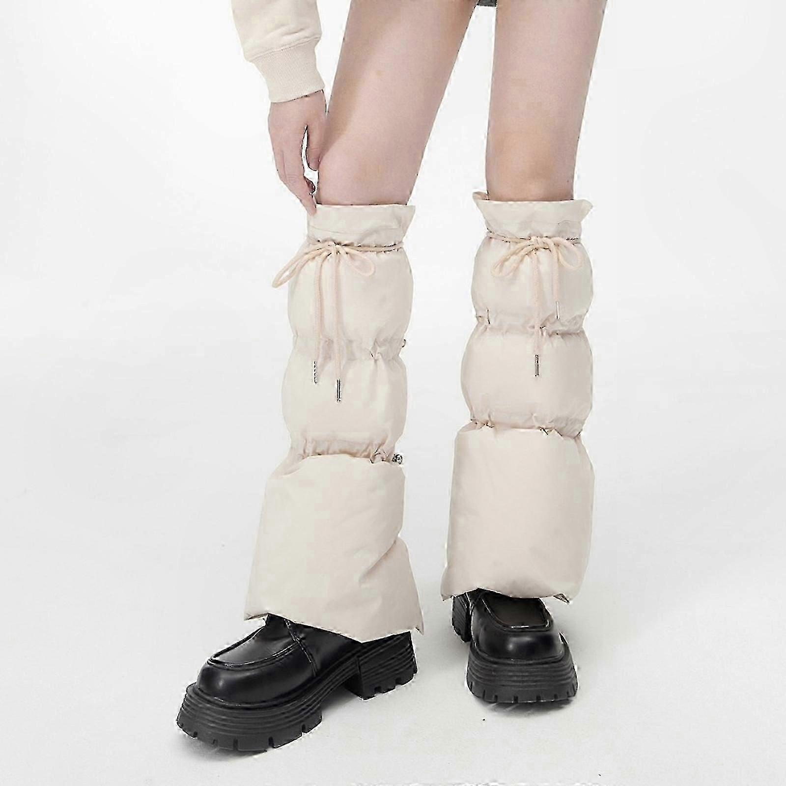 Women's Winter Insulated Puffer Boot Covers Soft Comfort Warm Padding