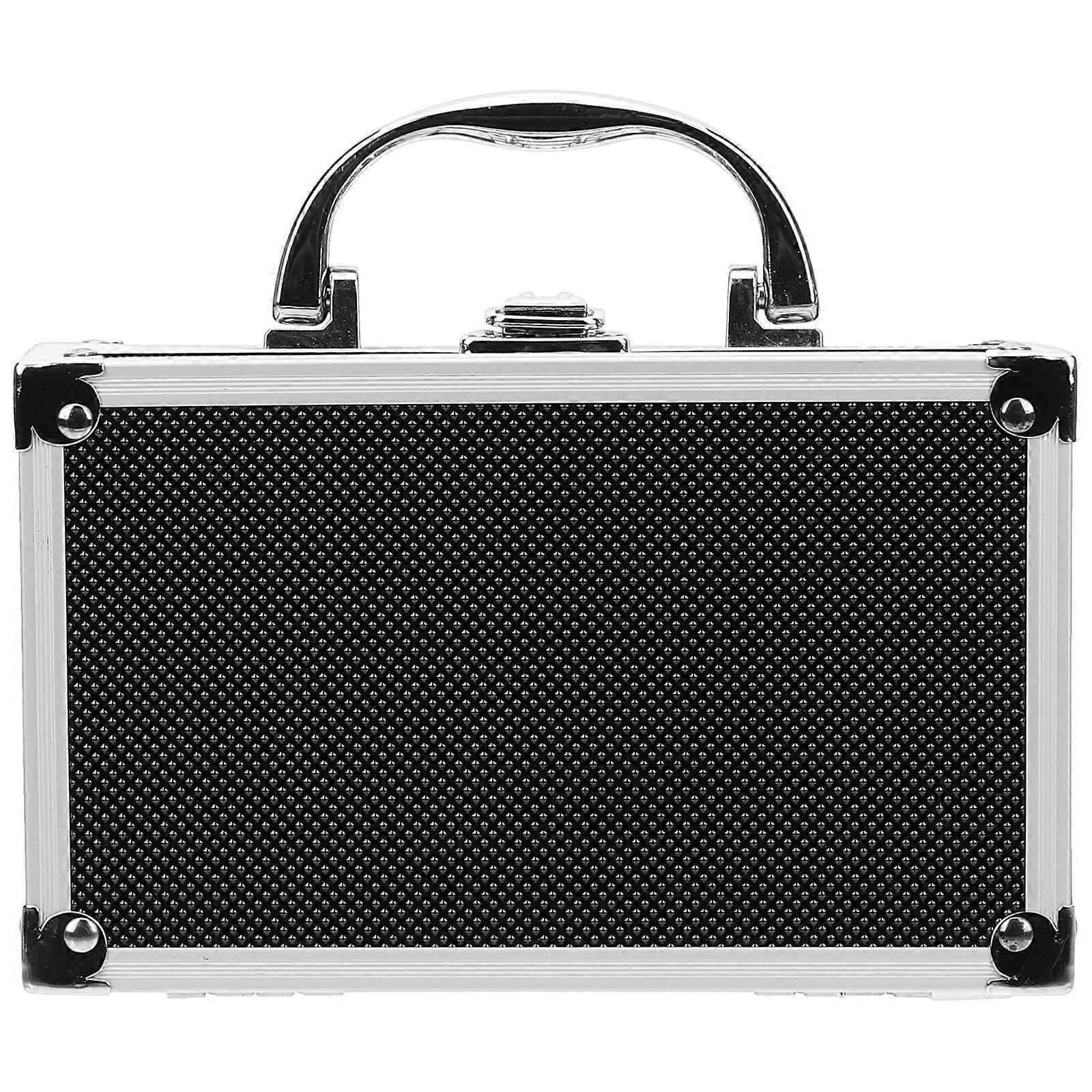 Black Aluminium Alloy Tool Box for Storage 3Pcs Portable Toolbox Organizer