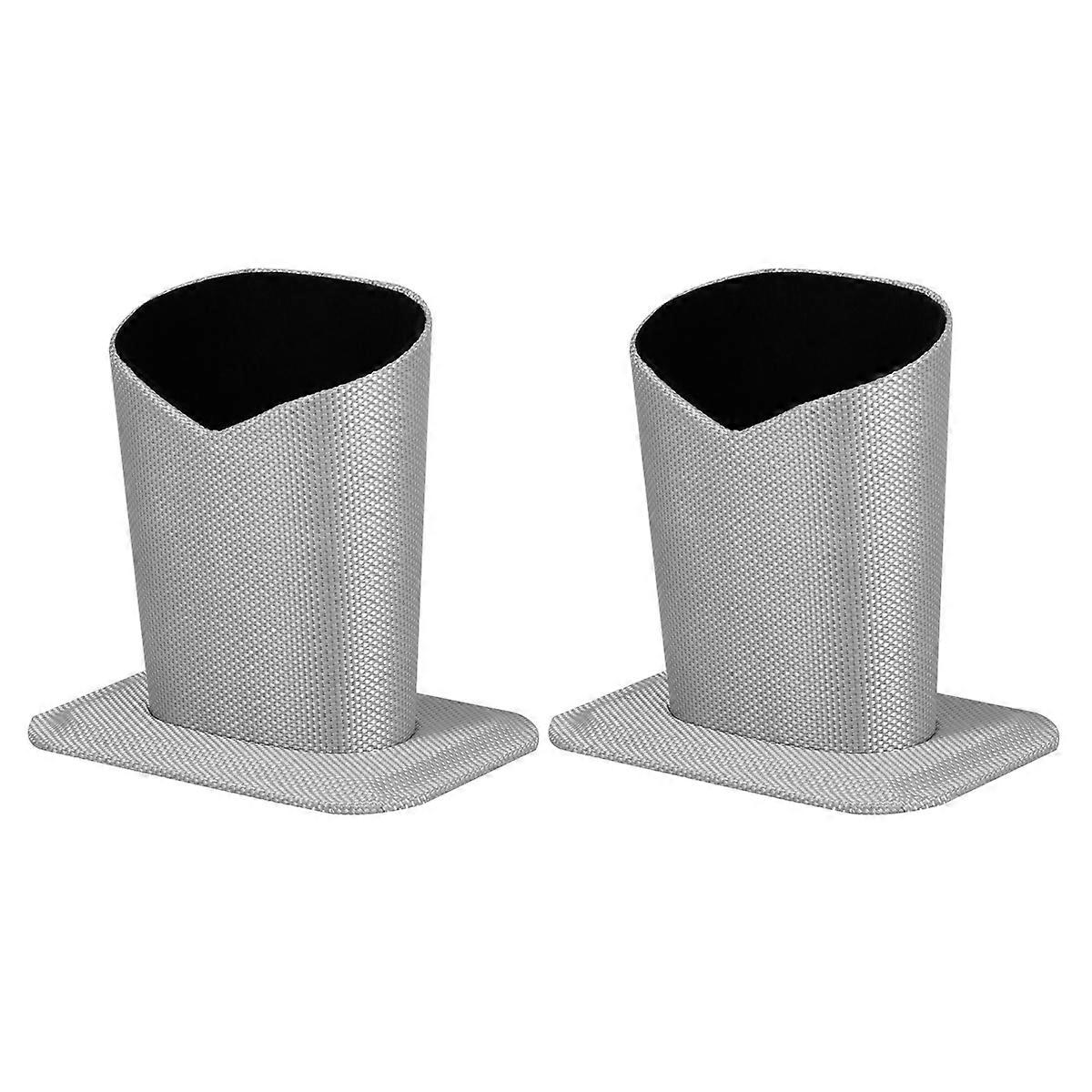 Solid Color Eyeglass Holder Simple Glasses Base for Decor 6Pcs Silver