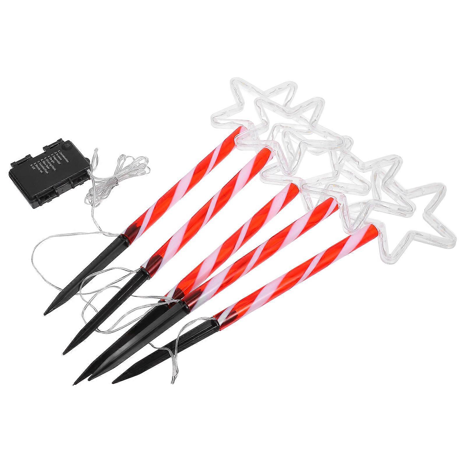 Christmas Outdoor LED Christmas Stake Light for Pathway Decor 2Sets