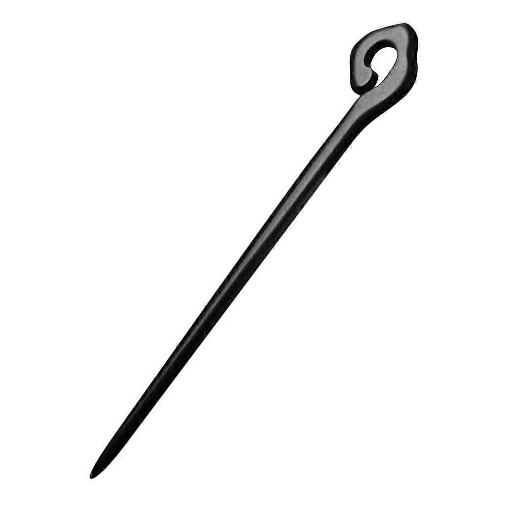 Chinese Hair Stick Wooden Hairpin for Decoration 5Pcs Black Hair Accessories