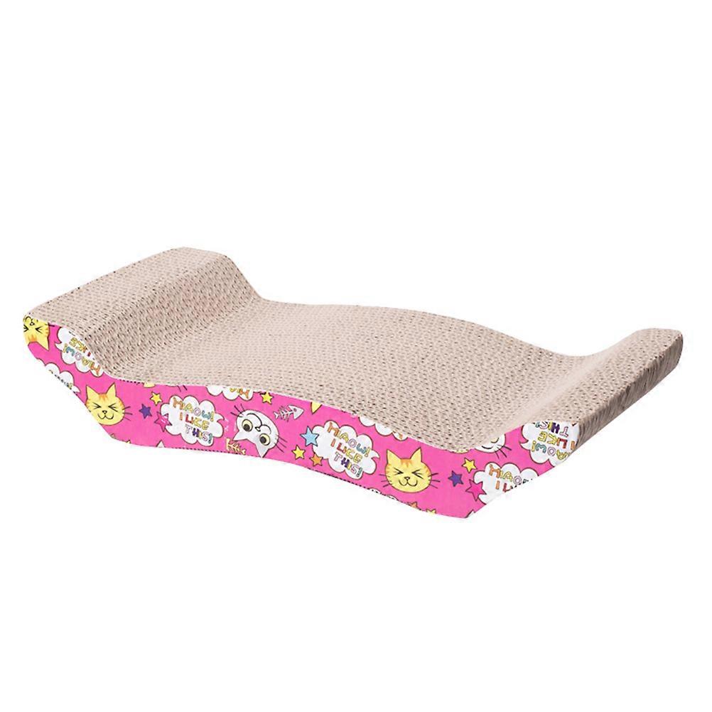 Cat Scratcher Bed Corrugated Board for Cat Playing 2Pcs Durable Scratch Toy