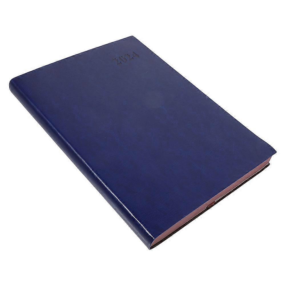 Daily Planner Notebook for Home and Office Use 2Pcs Blue Notepad Set