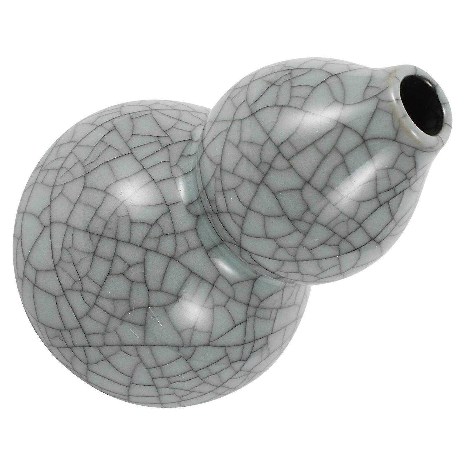 Ceramic Gourd Shape Vase for Decoration 2Pcs Multi Decor
