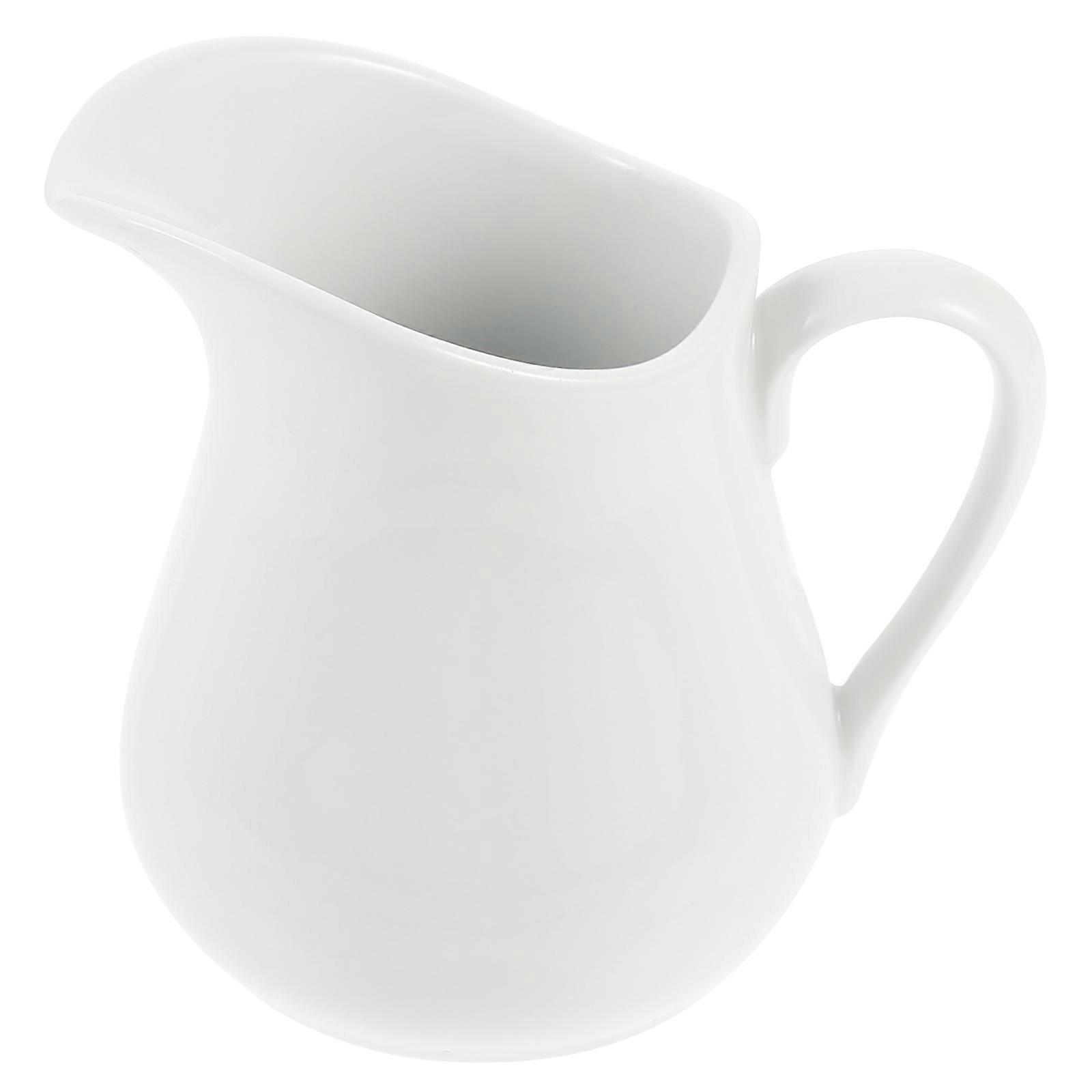 Small Milk Container Ceramic Pouring Cup For Home Users And Fashionable 4.5×4.1×3.3in 1Pc