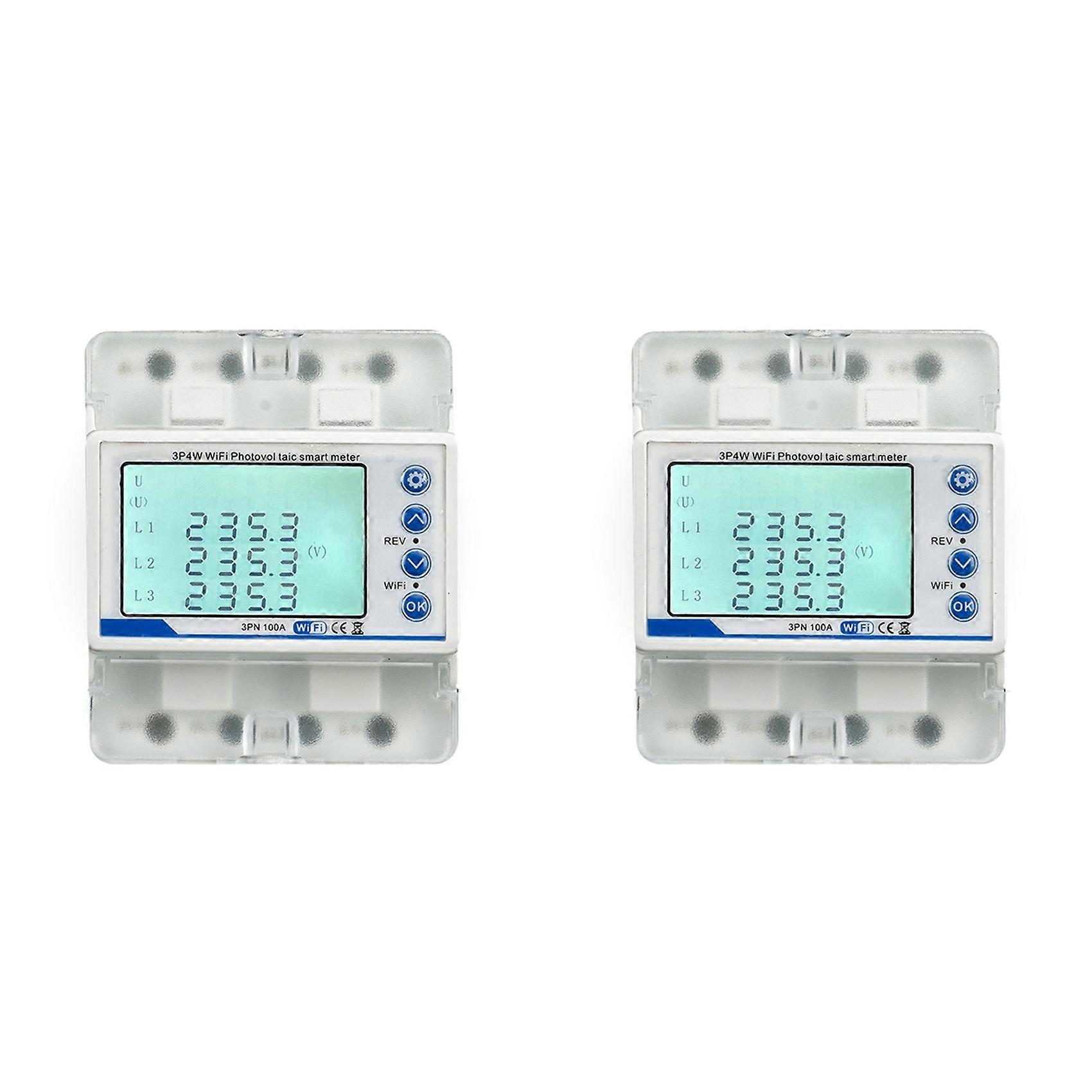 3 Phasen 380V 100A Tuya WiFi Smart Bidirektionaler kWh-Zähler