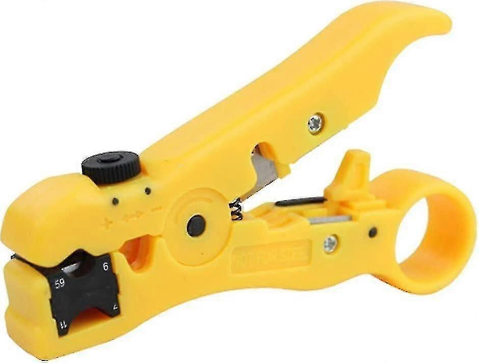 Universal Cable Stripper- Stripping Tool for Coaxial and Cat5/6 UTP Cable