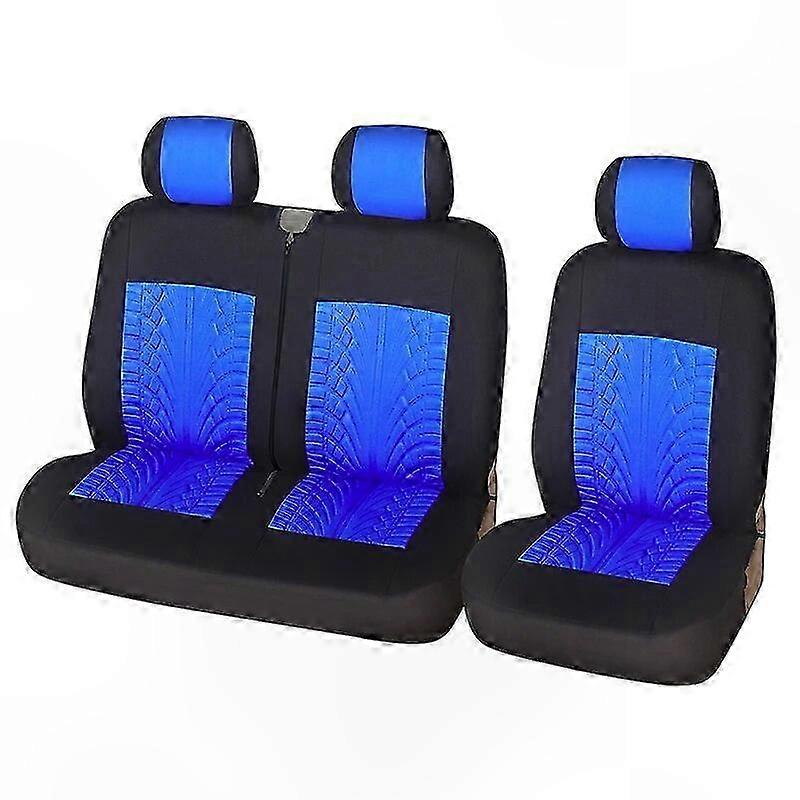 Universal Fit Multicolor Car Seat Covers Polyester Fiber Tire Protector for Vans and SUVs