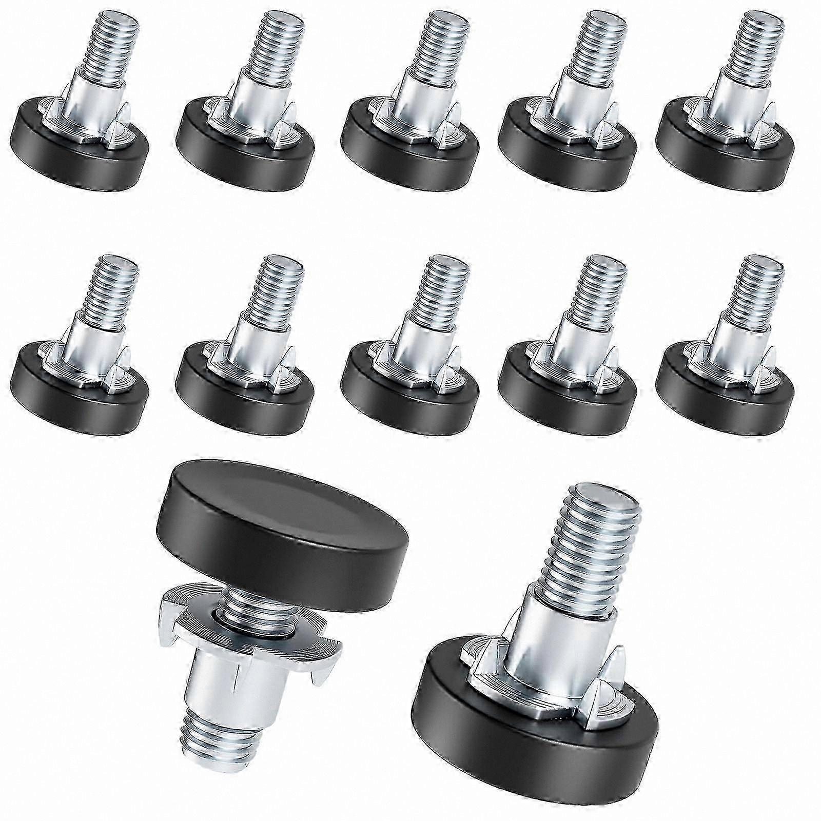 12 Pack Furniture Leveling Feet with 1/4" Thread Size for Adjustable Height Support 2025
