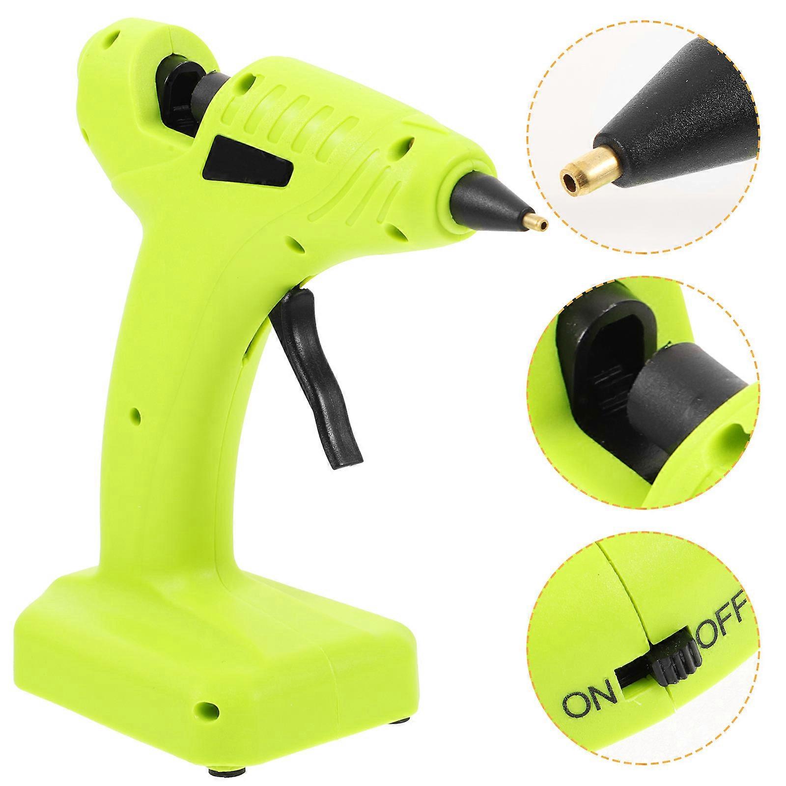 Mini Hot Glue Gun for DIY Use Practical Green Convenient Glue Gun