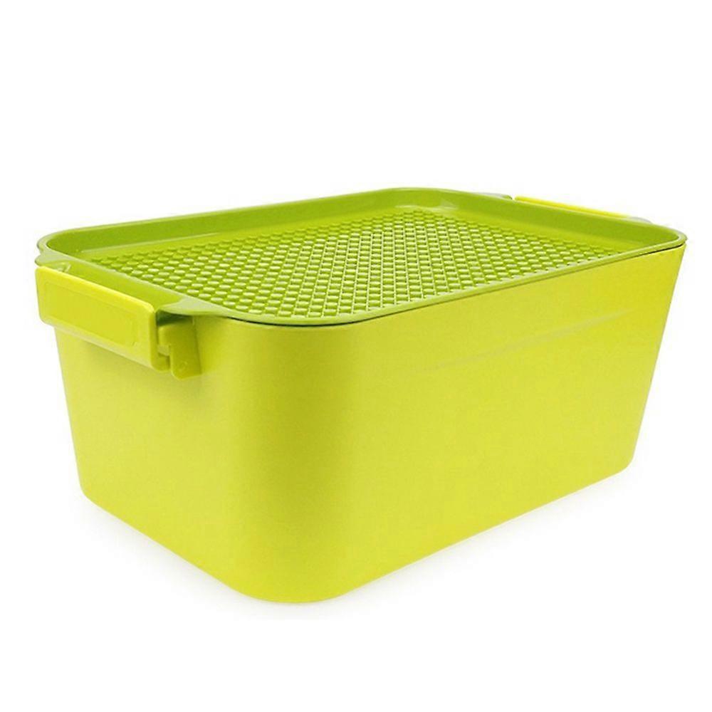 Building Block Storage Box Children's Toy Building Block Box-Green