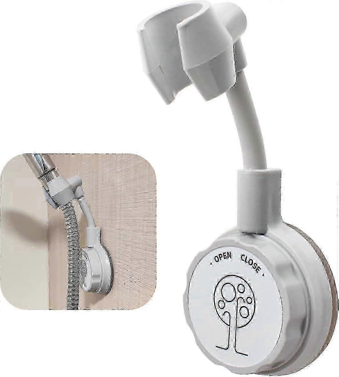 Suction Cup Shower Head Holder, Adjustable Shower Head Support, 360 Rotatable Shower Holder