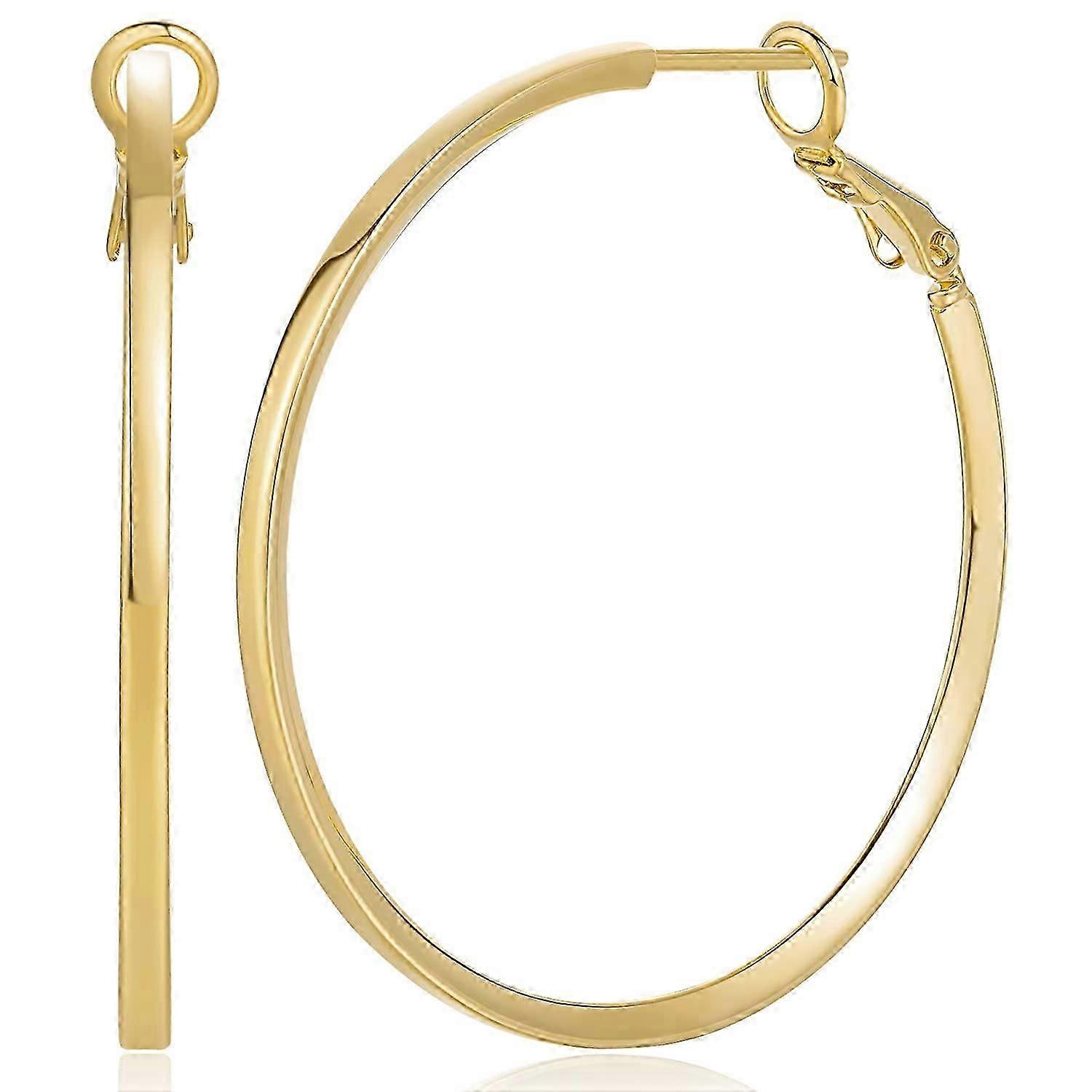 Wrinkle Texture Hoop Earrings for Women's