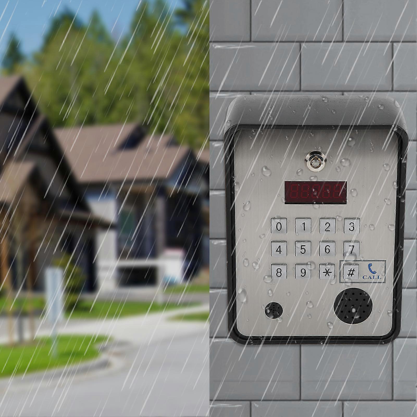 3G/GSM Access Control System Wireless Intercom Waterproof Remote Controller for Apartment (US)