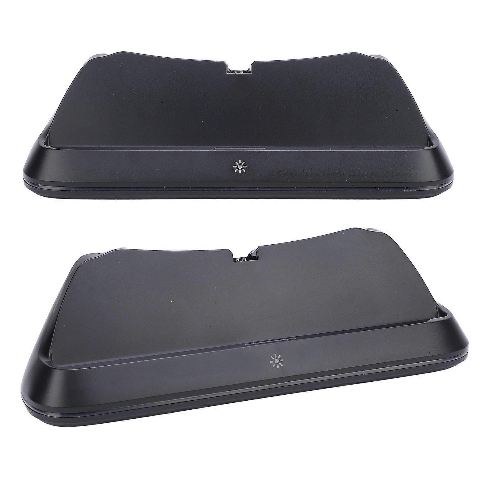Game Console Charging Stand Portable RGB Light Effect Game Console Charge Base Holder for PS Portal Black 