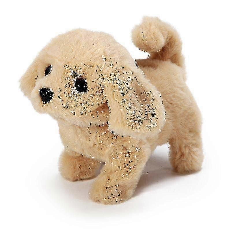 Realistic Electric Toy Pet Simulation Dog Plush Toy Moving Walking Animal Robot With Sound(1pcs) xi
