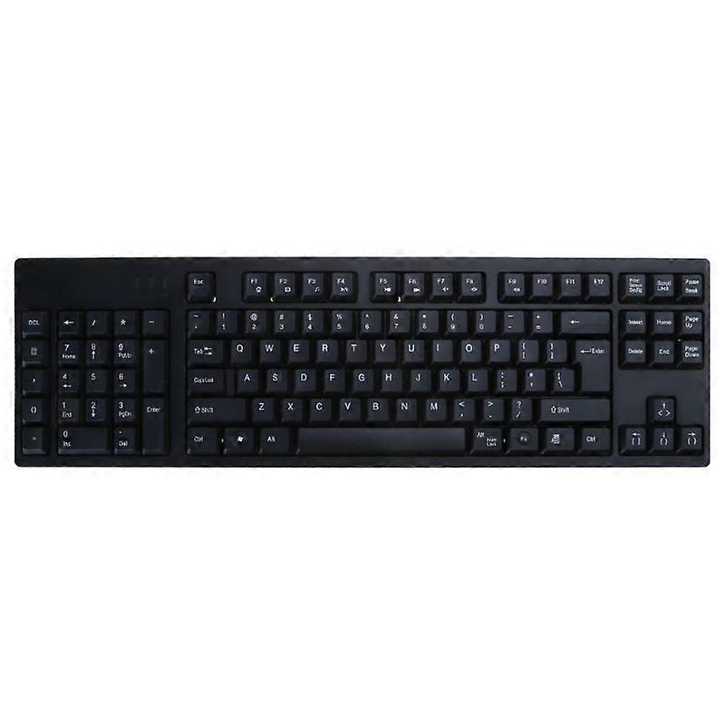 Sleek Black Left Handed Keyboard with Built In Numeric Keypad and USB Ports