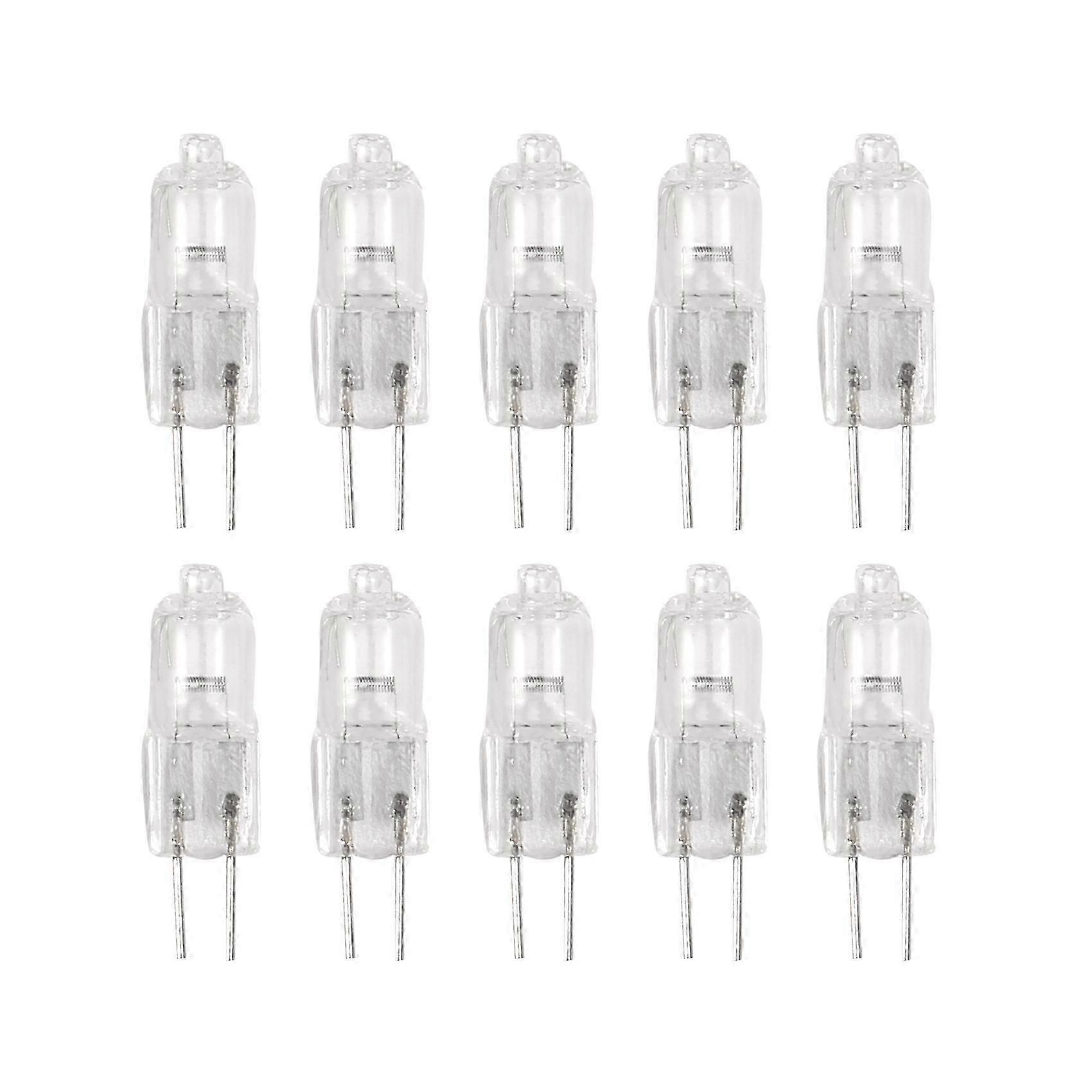 G4 halogen lamp 12V 35W warm white for home lighting - 10 pcs set
