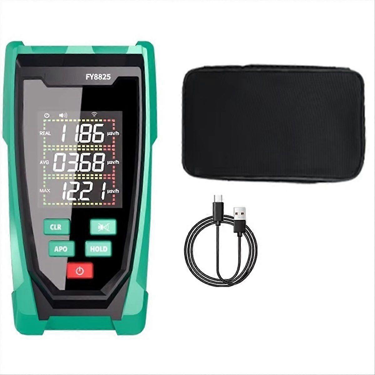 Geiger Counter Multifunctional Radiation Detector Nuclear Monitor for / Rays Portable Radioactivit