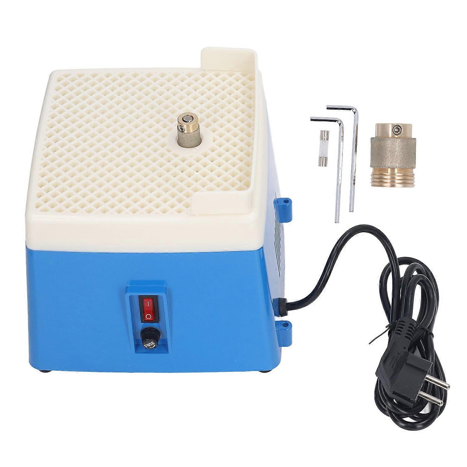 Stained Glass Grinder Machine Mini Portable Art Grinding Processing Tool Kit Dustproof with 1in Bit 