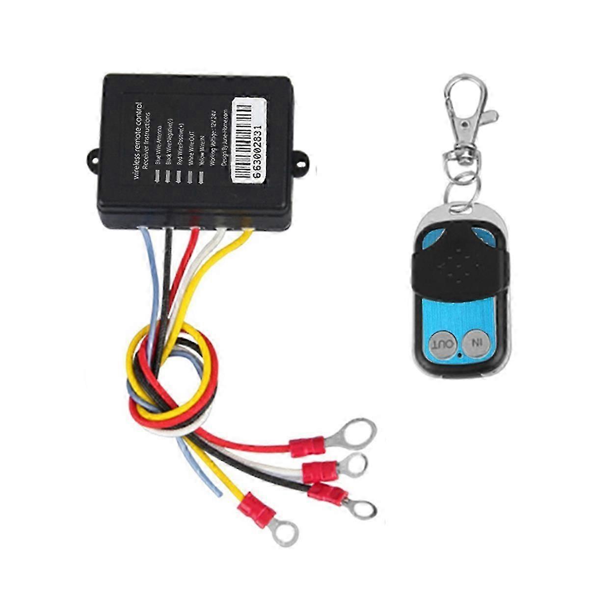 unique 12/24V Universal Wireless Electric Winch Remote Control Switch Set