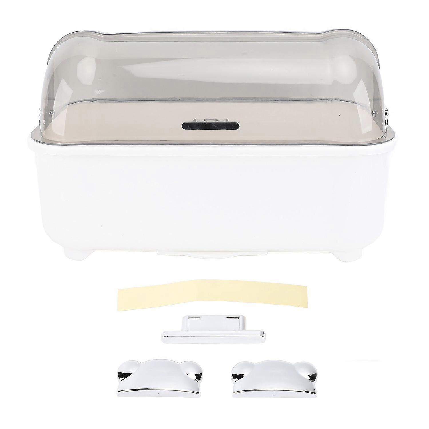 Dish Drying Rack with Cover Kitchen Counter Multifunction Space Saving Bottle Dryer Holder Organizer